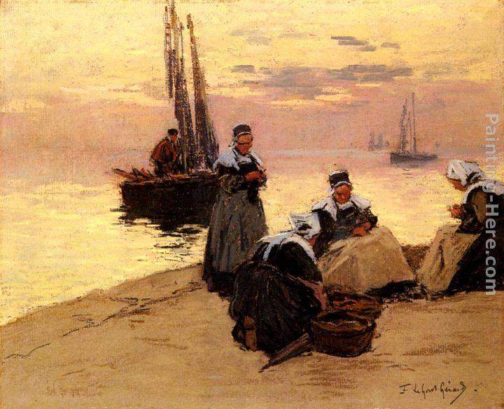 Fernand Marie Eugene Legout-Gerard Breton Fisherwoman